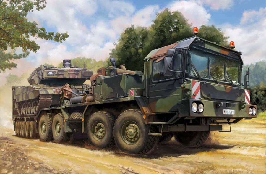 1/72 Slt56 Tractor w/56-Ton Semi-Trailer