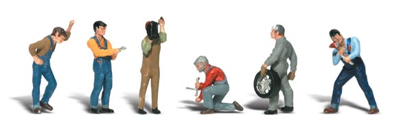 HO Scenic Accents Auto Mechanics (6)