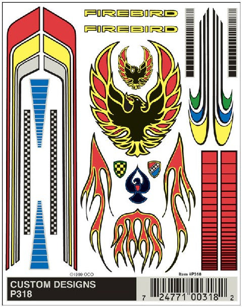 Pine Car Dry Transfer- Custom Designs