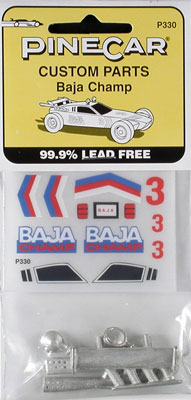 Pine Car Custom Parts- Baja Champ