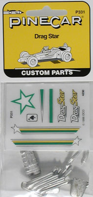 Pine Car Custom Parts- Drag Star