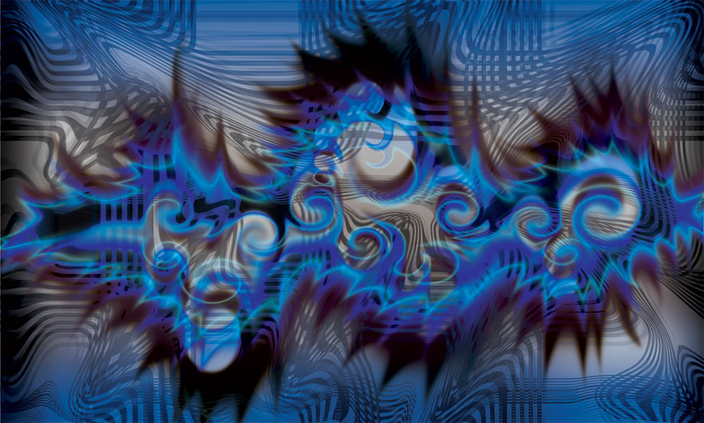 Pine Car Custom Body Skin Psychedelic