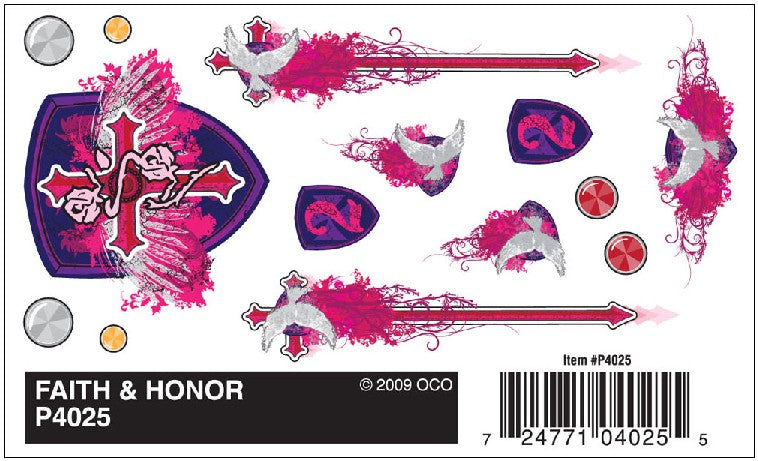 Pine Car Dry Transfer Faith & Honor