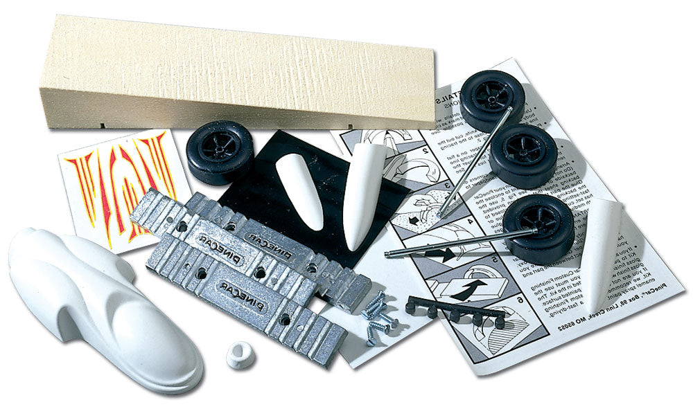 Pine Car Designer Kit w/Wedge The Avenger