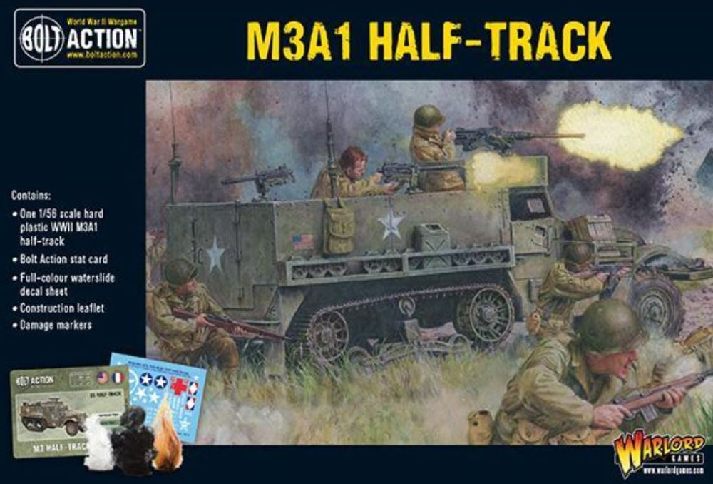 28mm Bolt Action: WWII M3A1 US Halftrack (Plastic)