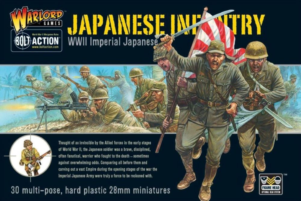 28mm Bolt Action: WWII Imperial Japanese Infantry (30) (Plastic)