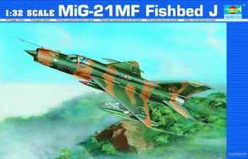 1/32 MiG21MF Fishbed J Single-Seat Tactical Fighter