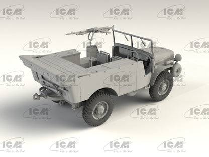 Plastic Military Vehicle Model Kit Laffly V15T with Hotchkiss Machine Gun