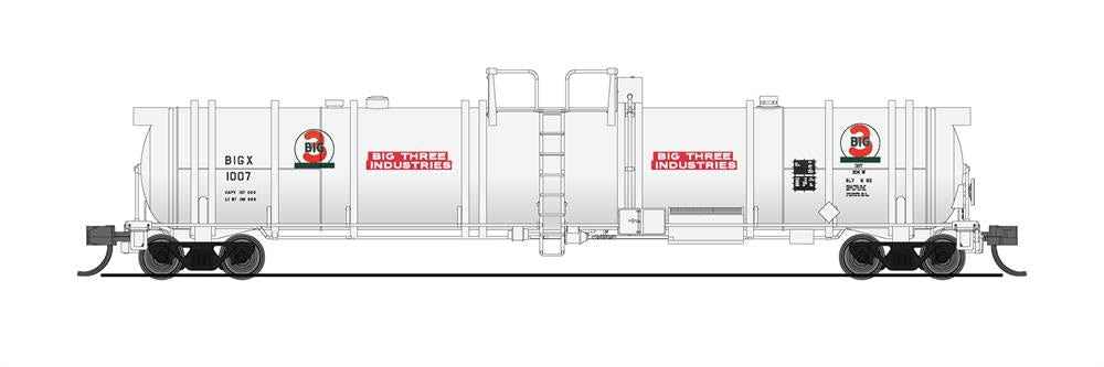 Broadway Limited 8152 Cryogenic Tank Car, Big 3, Single Car, N Scale