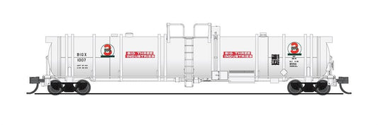 Broadway Limited 8152 Cryogenic Tank Car, Big 3, Single Car, N Scale