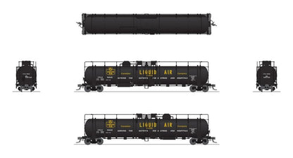 Broadway Limited 8034 Cryogenic Tank Car, Canadian Liquid Air, 2-Pack, HO Scale