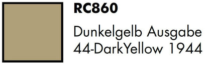 AK Interactive Real Colors Dunkelgelb Ausgabe 44-Dark Yellow 1944 RAL 7028 17