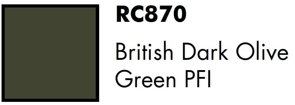 AK Interactive Real Colors British Dark Olive Green PFI 17 ml.