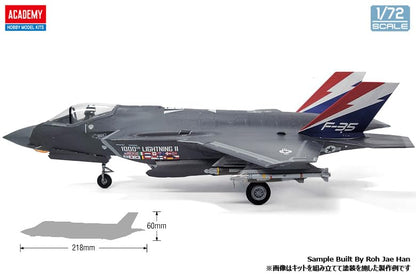 Academy 1/72 F-35A Lightning II 1000th Plastic Model 12591 (Airplane)
