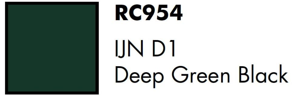 AK Interactive Real Colors IJN D1 Deep Green Black 17 ml.