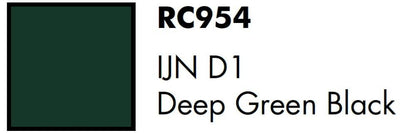 AK Interactive Real Colors IJN D1 Deep Green Black 17 ml.