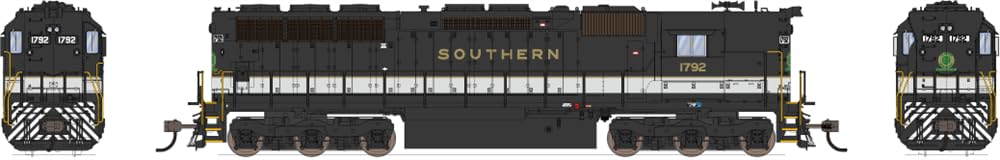 Broadway Limited 4292 EMD SD45, SOU #3143, Black, White, Gold Scheme, Paragon4 Sound/DC/DCC, HO (High Hood)