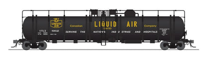 Broadway Limited 8034 Cryogenic Tank Car, Canadian Liquid Air, 2-Pack, HO Scale