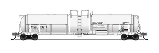 Broadway Limited 8156 Cryogenic Tank Car, UTLX White, Single Car, N Scale