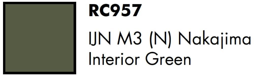 AK Interactive Real Colors IJN M3 (N) Nakajima Interior Green 17 ml.