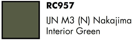 AK Interactive Real Colors IJN M3 (N) Nakajima Interior Green 17 ml.