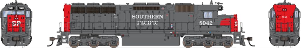 Broadway Limited 4294 EMD SD45, SP #8955, Bloody Nose, Paragon4 Sound/DC/DCC, HO