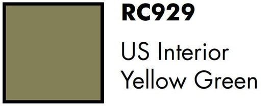 AK Interactive Real Colors US Interior Yellow Green 17 ml.