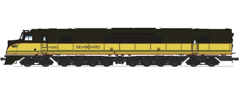 Broadway Limited 2509 SAL Centipede #4501, Citrus Scheme, Paragon4/DC/DCC, HO Scale