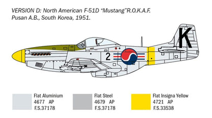 Italeri 1452 North American F-51D Mustang Korean War