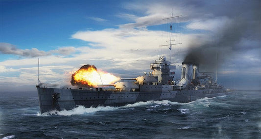1/700 HMS York British Heavy Cruiser Model Kit