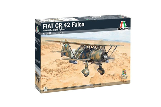 Italeri Fiat Cr.42 Falco Assault/Night Fighter 1:48 Diecast Model Kit