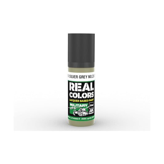 AK Interactive Real Colors Silver Grey No.28 (BS381) 17 ml.