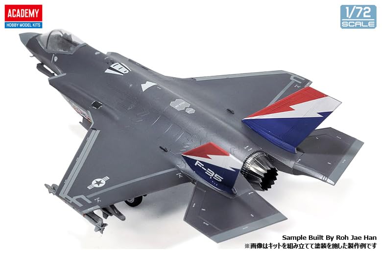 Academy 1/72 F-35A Lightning II 1000th Plastic Model 12591 (Airplane)