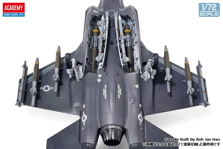 Academy 1/72 F-35A Lightning II 1000th Plastic Model 12591 (Airplane)