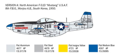 Italeri 1452 North American F-51D Mustang Korean War