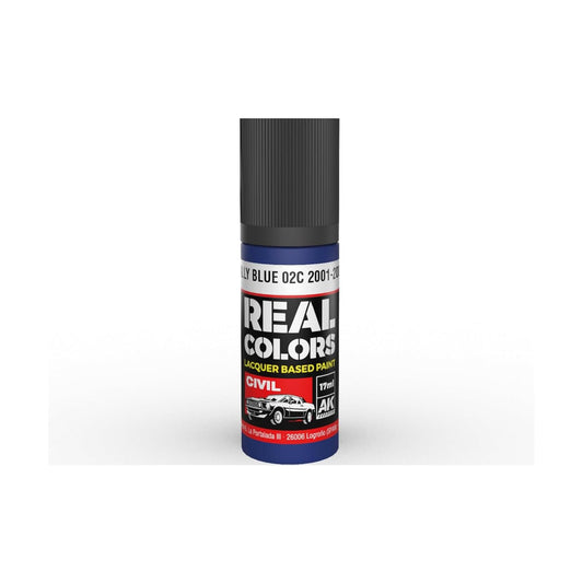 AK Interactive Real Colors Rally Blue 02C 2001-2006 17 ml.