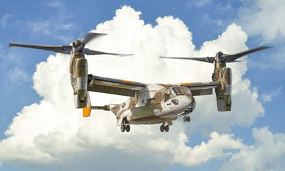 Italeri -1463 V-22 A Osprey, 1:72 Scale, Model Kit, Plastic Model to Assemble, Modeling, Grey, IT1463