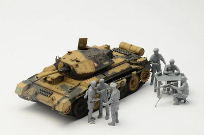 Italeri -6592 Crusader MK.II with British Crew El Alamein 1942-2022, 1:35 Scale, Model Kit, Plastic Model Kit, Modeling, Multicoloured, 17 cm, IT6592