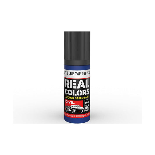 AK Interactive Real Colors Rally Blue 74F 1997-2002 17 ml.