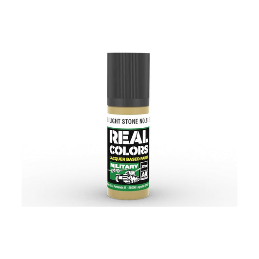 AK Interactive Real Colors Light Stone No.61 (BS381) 17 ml.