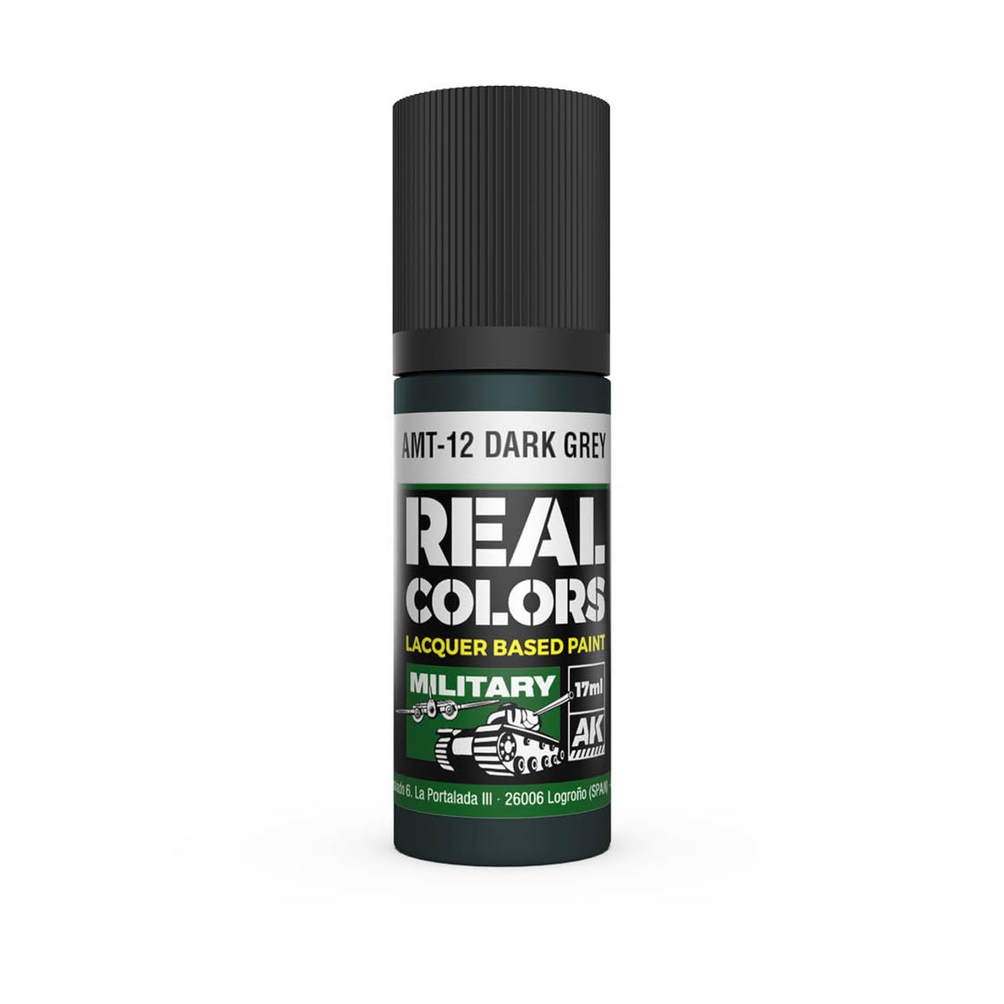 AK Interactive Real Colors AMT-12 Dark Grey 17 ml.