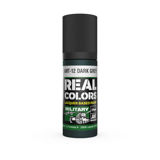 AK Interactive Real Colors AMT-12 Dark Grey 17 ml.
