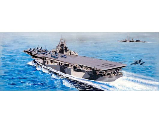 1/350 USS Hancock CV19 Aircraft Carrier