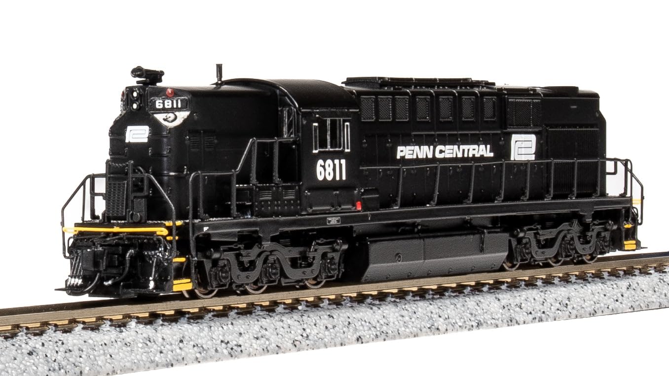Broadway Limited 6620 Alco RSD-15, Penn Central #6811, Black w/White Lettering & Logo, Paragon4 Sound/DC/DCC, N