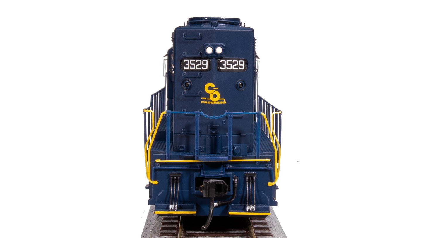Broadway Limited 7536 EMD GP35, C&O 3529, "C&O w/Yellow Nose, Paragon4 Sound/DC/DCC, HO Scale
