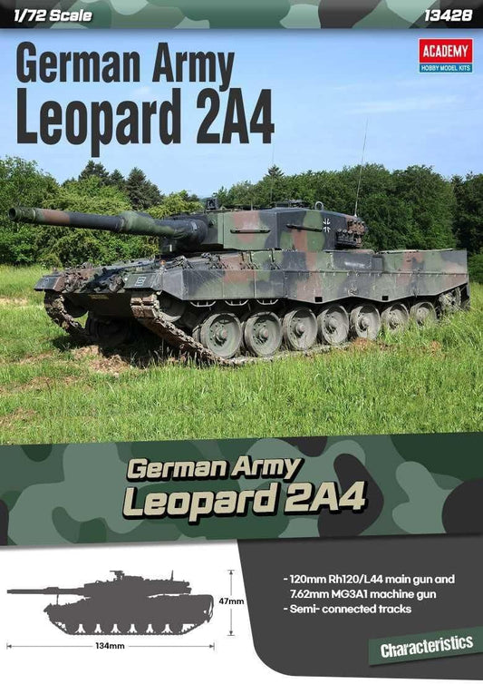 Academy 13428 Germany Leopard 2A4 Plastic Model 1/72