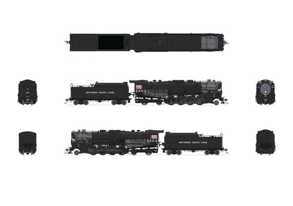 Broadway Limited 7905 Southern Pacific 2-8-4 Berkshire, T1a #3504, 4-axle Tender, No-Sound/DCC-Ready, HO