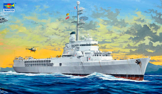 1/350 French Jeanne D'Arc Navy Helicopter Cruiser Ship 2008 Model Kit