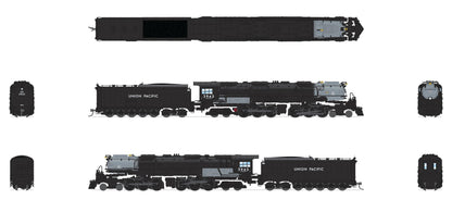 Broadway Limited 8650 UP Challenger 4-6-6-4, #3942, Black & Graphite, Coal Tender, No-Sound/DCC-Ready, N Scale