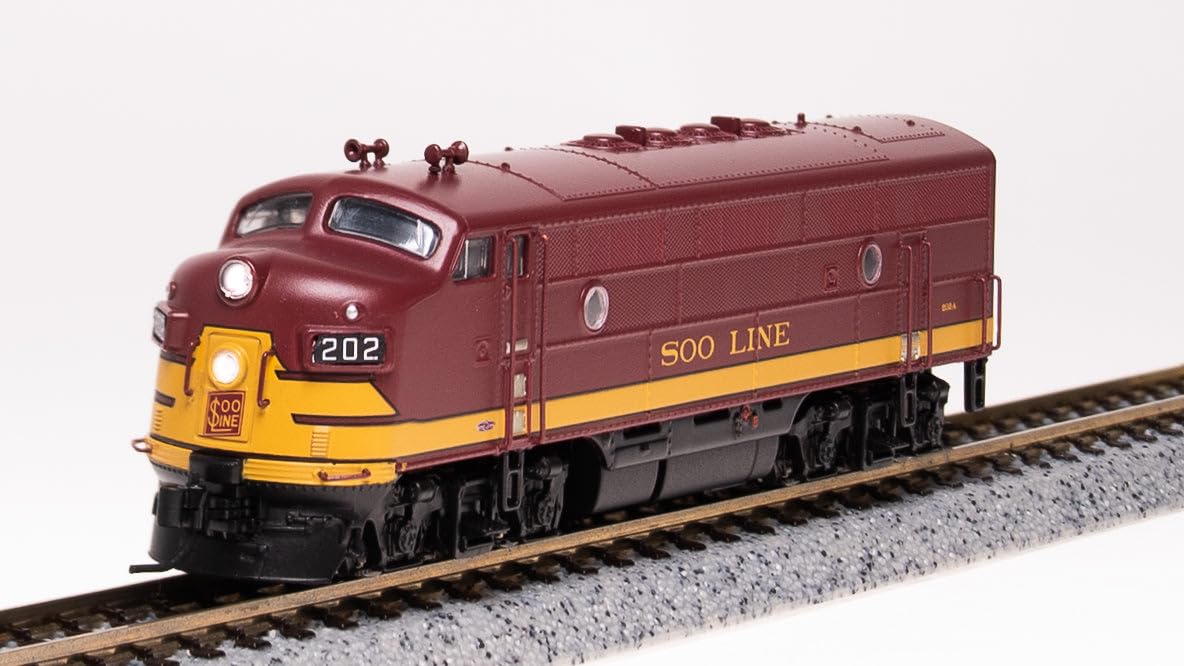 Broadway Limited 6849 EMD F3A, SOO 202A, Maroon & Imitation Gold, Paragon4 Sound/DC/DCC, N